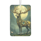 Fantasy Niedlich Steampunk Deer Forest Autolufterfrischer (Rückseite)