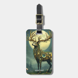 Fantasy Niedlich Steampunk Deer Forest Gepäckanhänger
