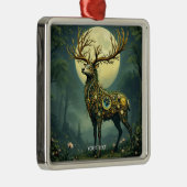 Fantasy Niedlich Steampunk Deer Forest Ornament Aus Metall (Rechts)