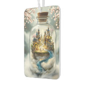 Fantasy Niedlich Steampunk Flasche City Autolufterfrischer (Links)