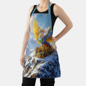Fantasy Niedlich Steampunk Mountains Phoenix Schürze (InSitu)