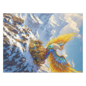 Fantasy Niedlich Steampunk Mountains Phoenix Tischdecke (Vorderseite (Horizontal))