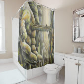 Fantasy Niedlich Stone Hand Bridge Duschvorhang (Beispiel)