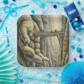 Fantasy Niedlich Stone Hand Bridge Pappteller (Party)