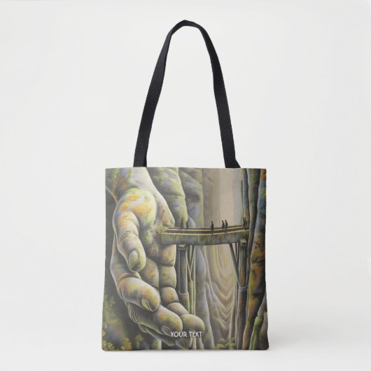Fantasy Niedlich Stone Hand Bridge Tasche (Vorderseite)
