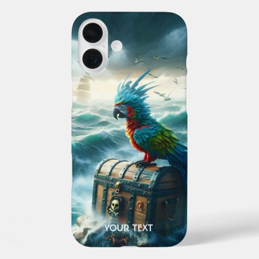Fantasy Niedlich Storm Sea Pirates Case-Mate iPhone Hülle (Rückseite)