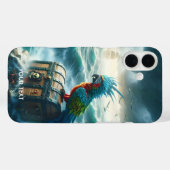 Fantasy Niedlich Storm Sea Pirates Case-Mate iPhone Hülle (Rückseite (Horizontal))