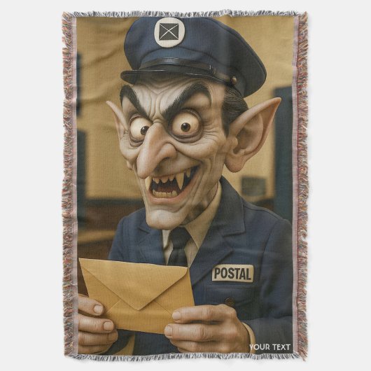 Fantasy Niedlich Strange Postarbeiter Decke (Vorderseite Vertikal)