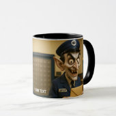 Fantasy Niedlich Strange Postarbeiter Tasse (VorderseiteRechts)