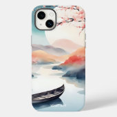 Fantasy Niedlich Sun Sakura Boat Case-Mate iPhone Hülle (Rückseite)