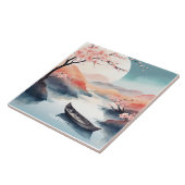 Fantasy Niedlich Sun Sakura Boat Fliese (Seite)