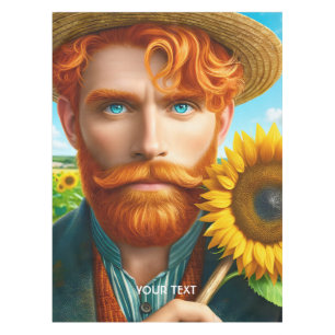Fantasy Niedlich Sunflower Van Gogh Tischdecke