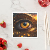 Fantasy Niedlich Sunset Big Eye Serviette (Beispiel)