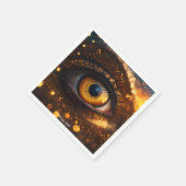 Fantasy Niedlich Sunset Big Eye Serviette (Ecke)