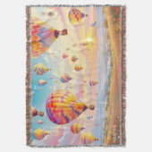 Fantasy Niedlich Sunset Meadow Blume Decke (Vorderseite Vertikal)
