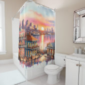 Fantasy Niedlich Sunset New Orleans View Duschvorhang (Beispiel)