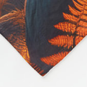 Fantasy Niedlich Sunset Orange Tree Fleecedecke (Ecke)