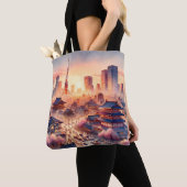 Fantasy Niedlich Sunset Tokyo View Tasche (Von Nahem)