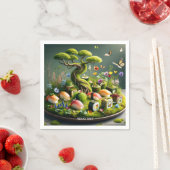Fantasy Niedlich Sushi Japanische Landschaft Serviette (Beispiel)