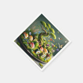 Fantasy Niedlich Sushi Japanische Landschaft Serviette (Ecke)