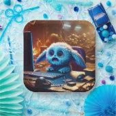 Fantasy Niedlich Sweet Little Monster Pappteller (Party)