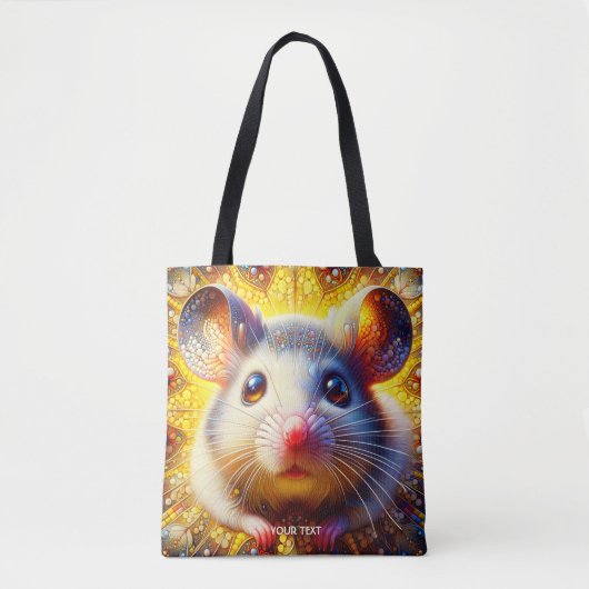 Fantasy Niedlich Sweet Surreal Mice Tasche (Vorderseite)