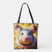 Fantasy Niedlich Sweet Surreal Mice Tasche (Rückseite)