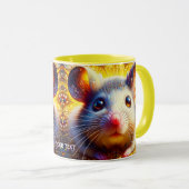 Fantasy Niedlich Sweet Surreal Mice Tasse (VorderseiteRechts)