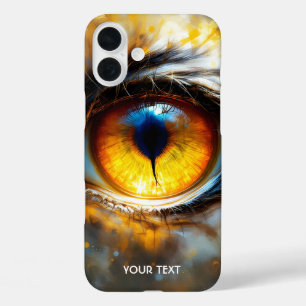 Fantasy Niedlich Tiger Orange Eye iPhone 16 Plus Hülle