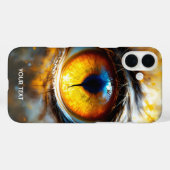 Fantasy Niedlich Tiger Orange Eye Case-Mate iPhone Hülle (Rückseite (Horizontal))