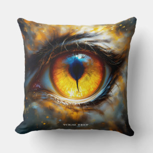 Fantasy Niedlich Tiger Orange Eye Kissen