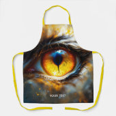 Fantasy Niedlich Tiger Orange Eye Schürze (Vorderseite)