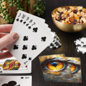 Fantasy Niedlich Tiger Orange Eye Spielkarten (In Situ)