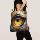Fantasy Niedlich Tiger Orange Eye Tasche (Von Nahem)