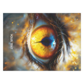 Fantasy Niedlich Tiger Orange Eye Tischdecke (Vorderseite (Horizontal))