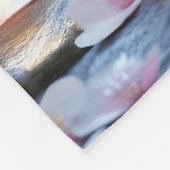 Fantasy Niedlich Tiger White Baby Fleecedecke (Ecke)