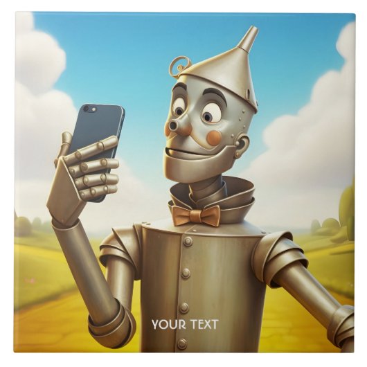 Fantasy Niedlich Tin Man Road Fliese (Vorderseite)