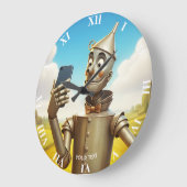 Fantasy Niedlich Tin Man Road Große Wanduhr (Winkel)