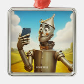 Fantasy Niedlich Tin Man Road Ornament Aus Metall (Vorne)