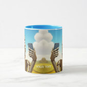 Fantasy Niedlich Tin Man Road Tasse (Zentrum)