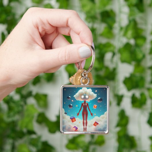 Fantasy Niedlich Tiny Abstrakt Schlüsselanhänger (Hand)