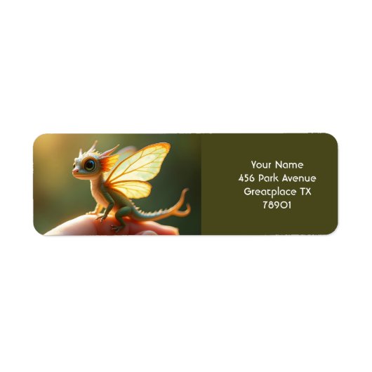 Fantasy Niedlich Tiny Baby Dragon (Vorne)