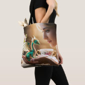 Fantasy Niedlich Tiny Iridescent Dragon Tasche (Von Nahem)