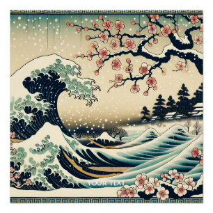 Fantasy Niedlich Traditionelle japanische Landscha Poster