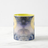 Fantasy Niedlich Trees Moon Tasse (Zentrum)