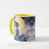 Fantasy Niedlich Trees Moon Tasse (Vorderseite Links)