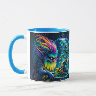 Fantasy Niedlich Troll Bonsai Tree Tasse