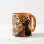 Fantasy Niedlich Two Mask Ladys Tasse (VorderseiteRechts)