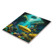 Fantasy Niedlich U-Boot-Pflanze Fliese (Seite)