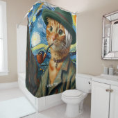Fantasy Niedlich Van Gogh Hat Duschvorhang (Beispiel)